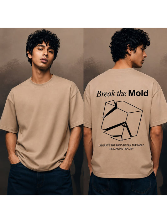 Asthetic 13 Printed Round Neck Oversized Pre customized Tshirt for Men