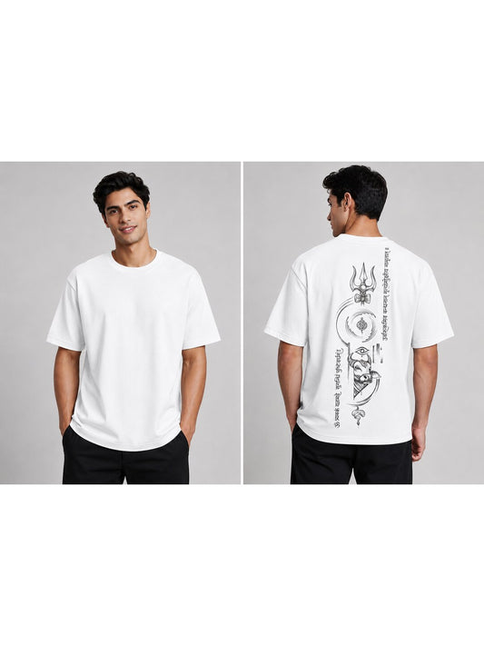 Celestial 04 Printed Round Neck Oversized Pre customized Tshirt for Men
