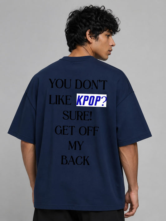K-POP Printed Round Neck Oversize Pre-customized Tshirt for Men