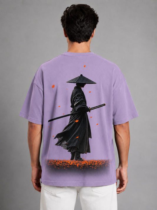 Hangul Drip Printed Round Neck Oversize Pre-customized Tshirt for Men