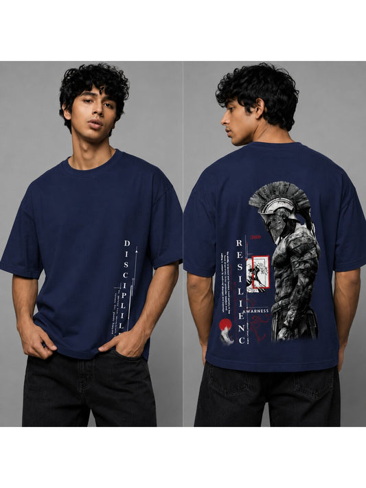 Trendy 07 Printed Round Neck Oversized Pre customized Tshirt for Men