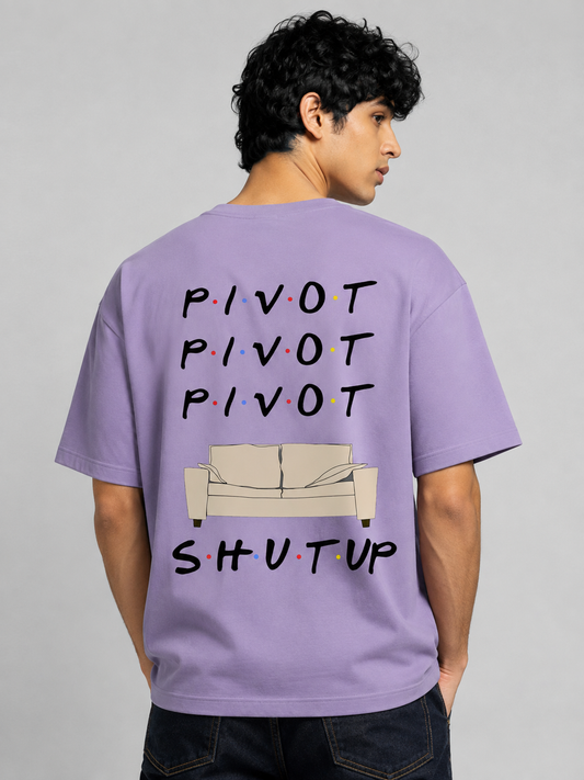 Pivot Printed Round Neck Oversize Pre-customized Tshirt for Men