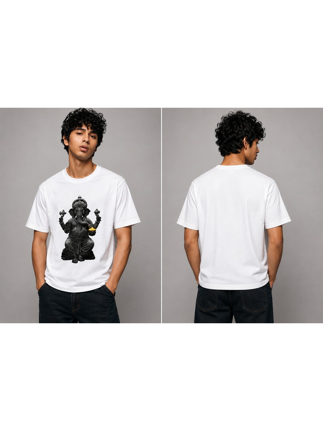 Culture 05 Printed Round Neck Regular Pre customized Tshirt for Men