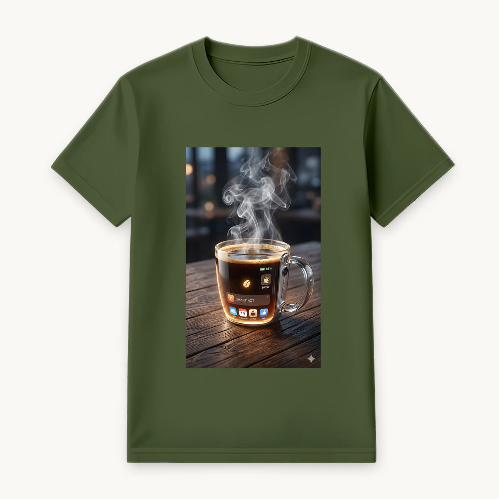 Scrap Canvas Printed Round Neck Regular Pre-customized Tshirt for Men