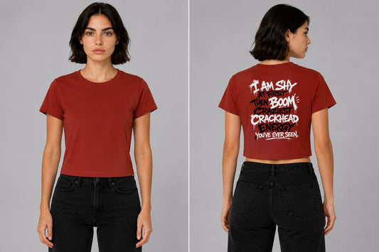 Word-Idioms-019-Printed-Round-Neck-Crop-Tshirt-for-Women