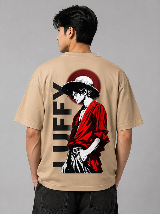 Muted Bloom Printed Round Neck Oversize Pre-customized Tshirt for Men