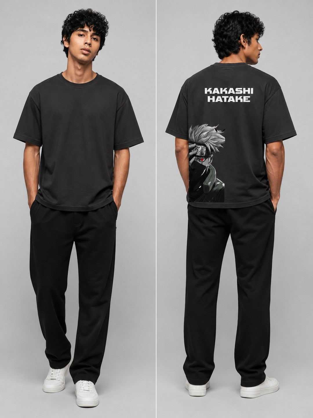 Shonen Spirit Printed Round Neck Oversize Pre-customized Tshirt for Men