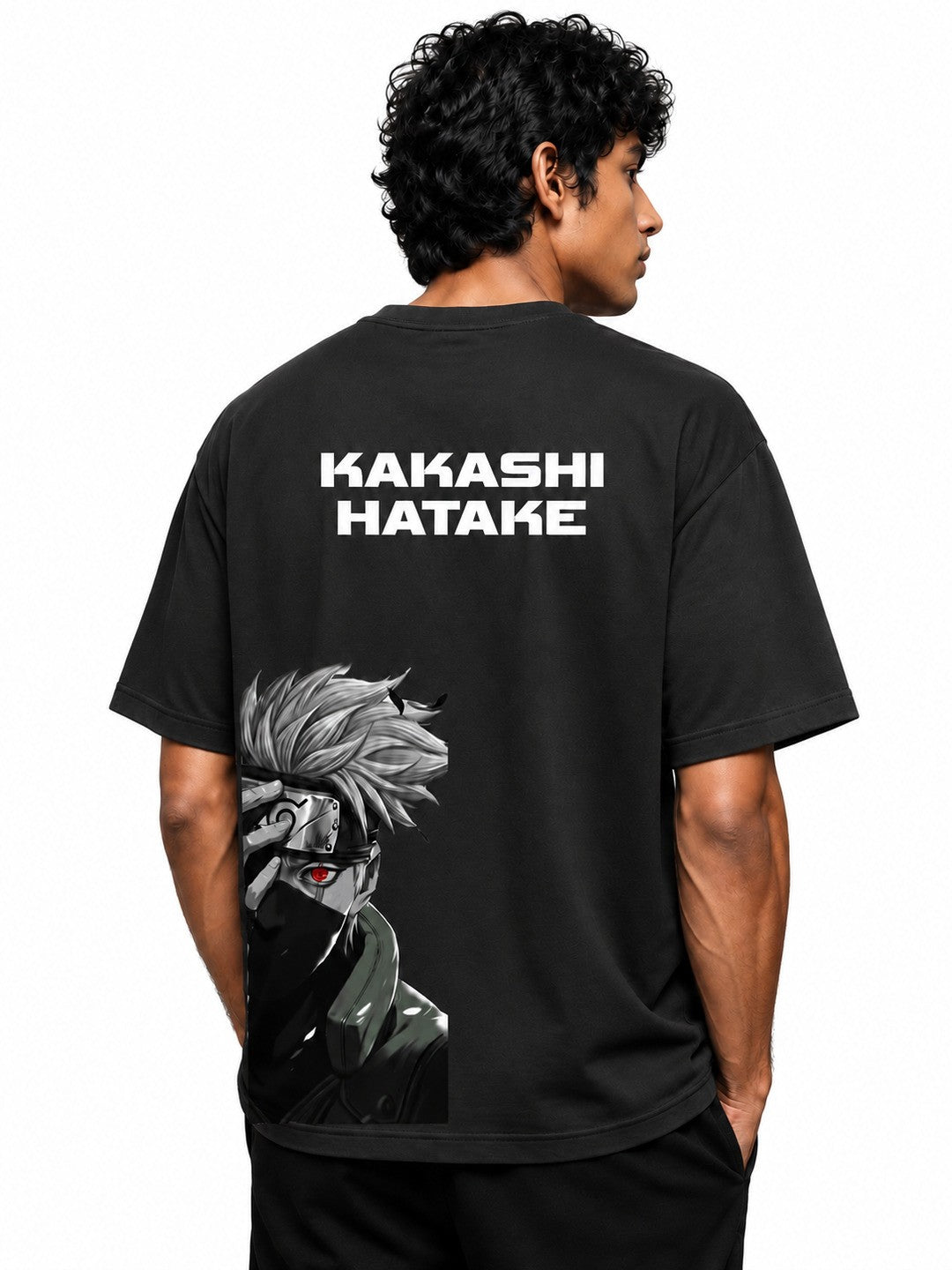 Shonen Spirit Printed Round Neck Oversize Pre-customized Tshirt for Men