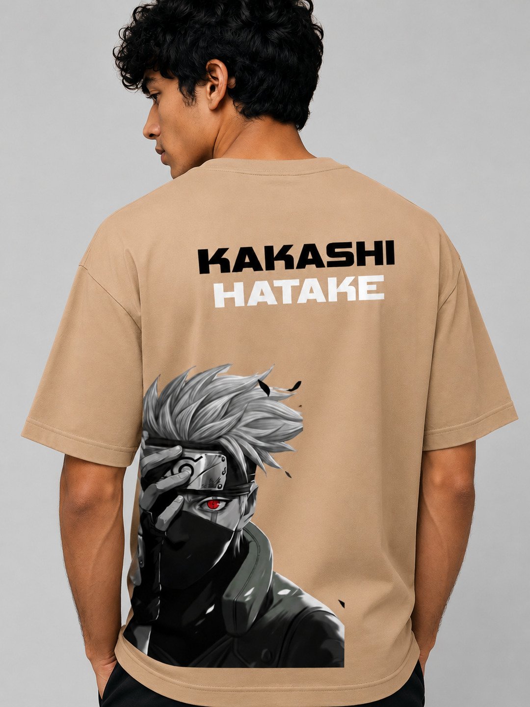Shonen Spirit Printed Round Neck Oversize Pre-customized Tshirt for Men