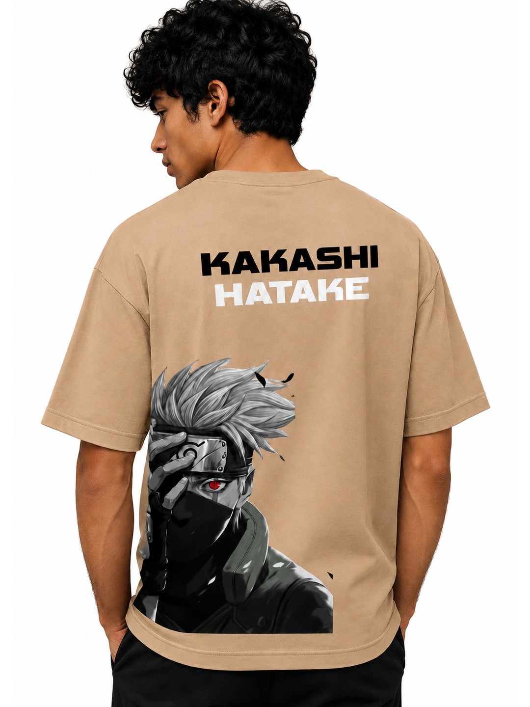 Shonen Spirit Printed Round Neck Oversize Pre-customized Tshirt for Men