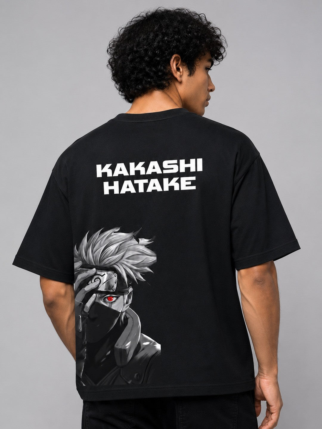 Shonen Spirit Printed Round Neck Oversize Pre-customized Tshirt for Men