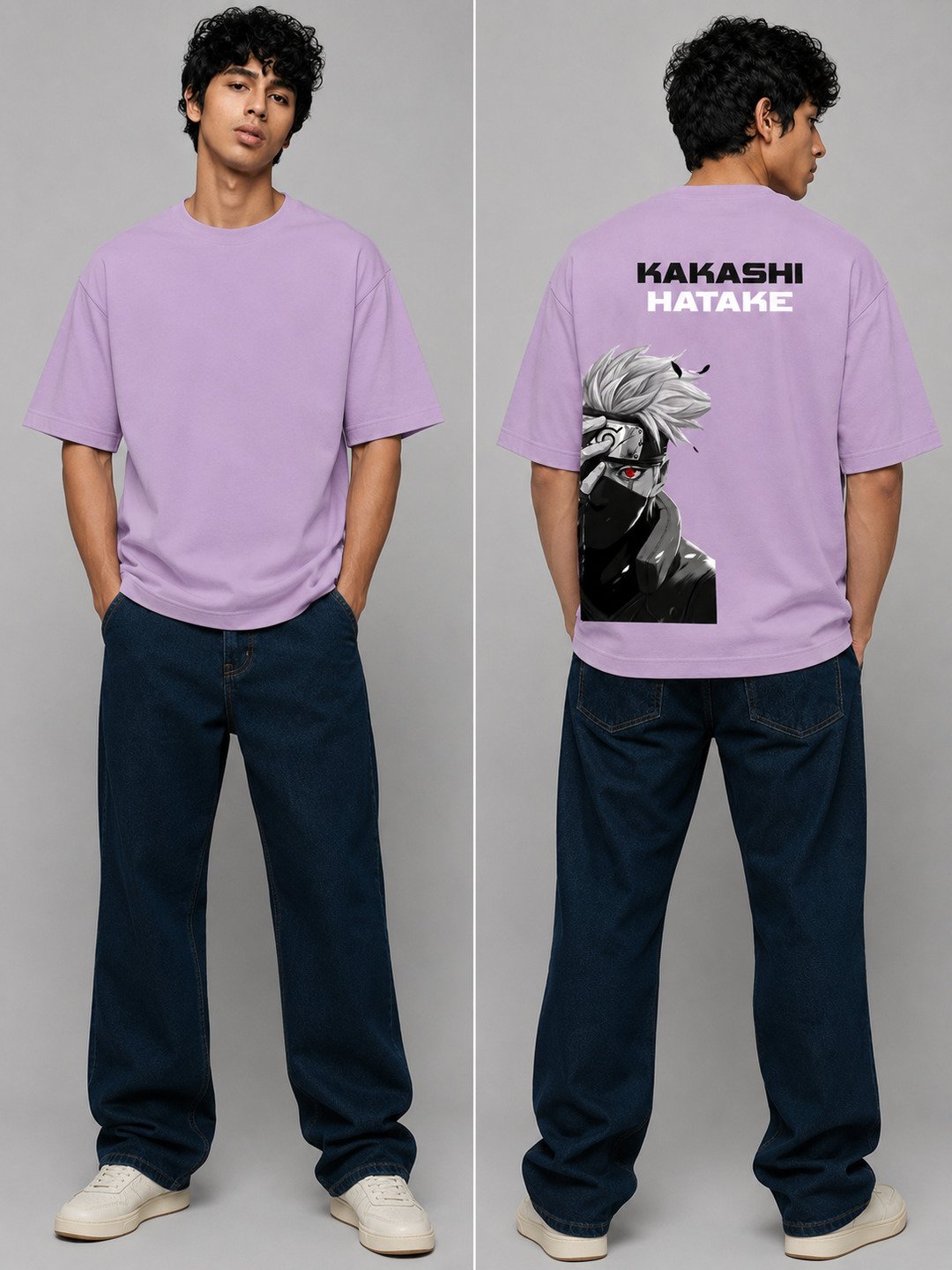 Shonen Spirit Printed Round Neck Oversize Pre-customized Tshirt for Men