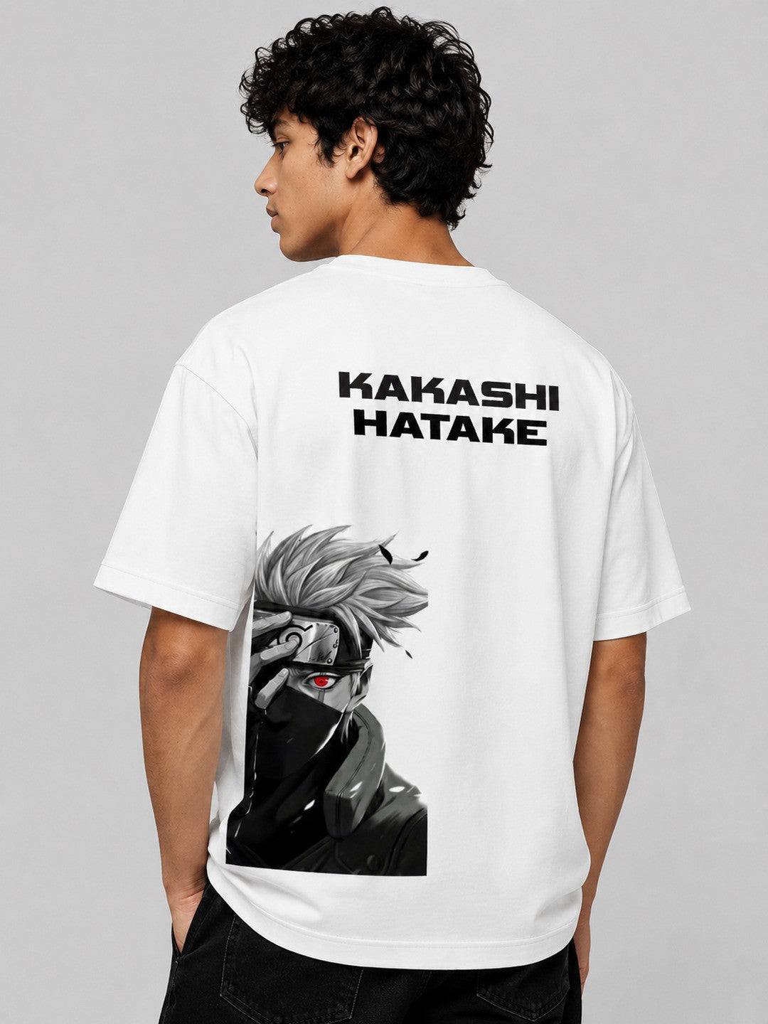 Shonen Spirit Printed Round Neck Oversize Pre-customized Tshirt for Men