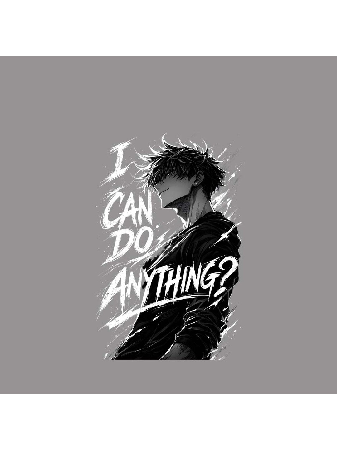 Anything Printed Round Neck Oversize Pre-customized Tshirt for Men