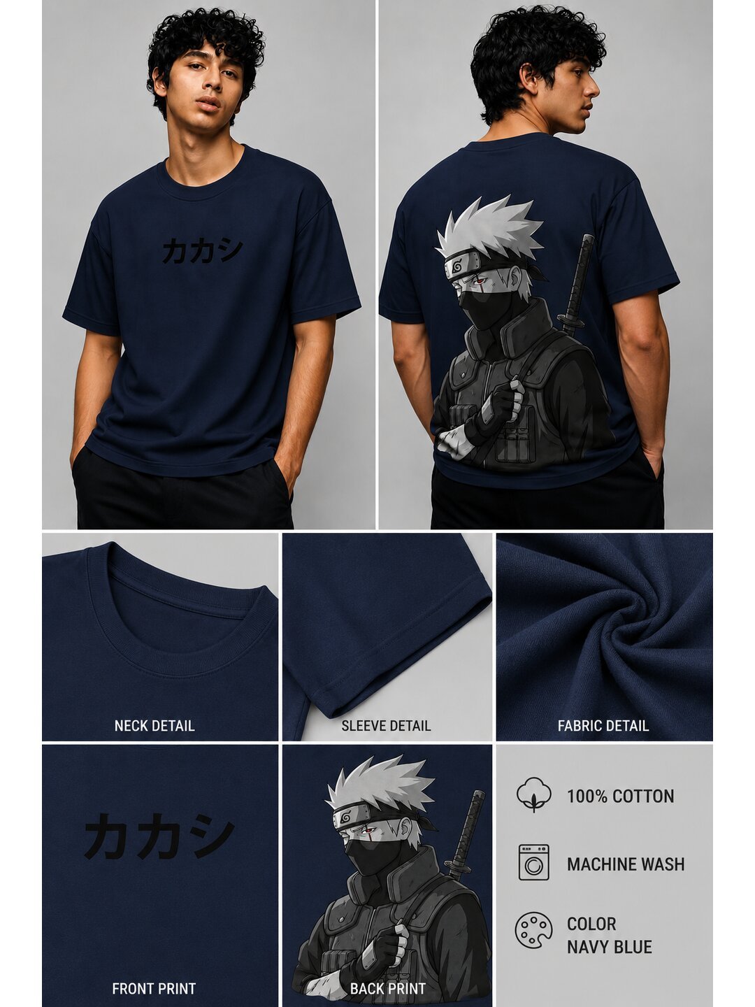 Storm Sensei Printed Round Neck Oversize Pre-customized Tshirt for Men