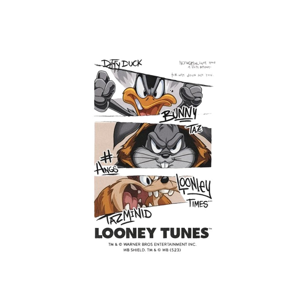 Looney Tunes Printed Round Neck Oversize Pre-customized Tshirt for Men