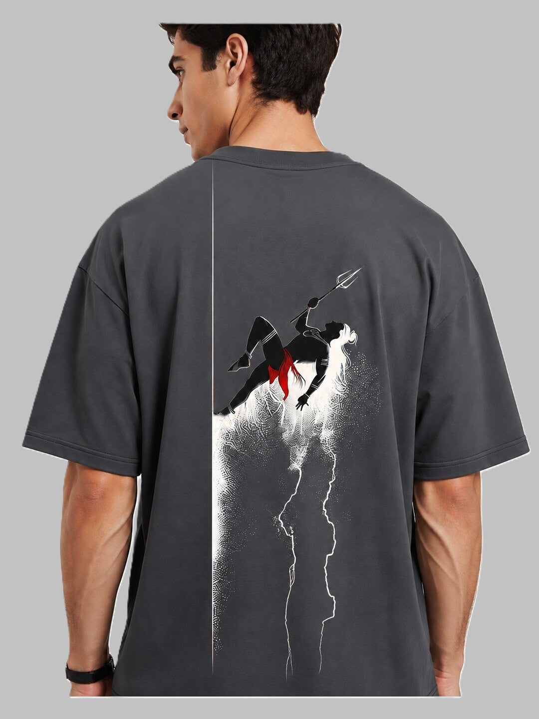 Desi Pride Printed Round Neck Oversize Pre-customized Tshirt for Men