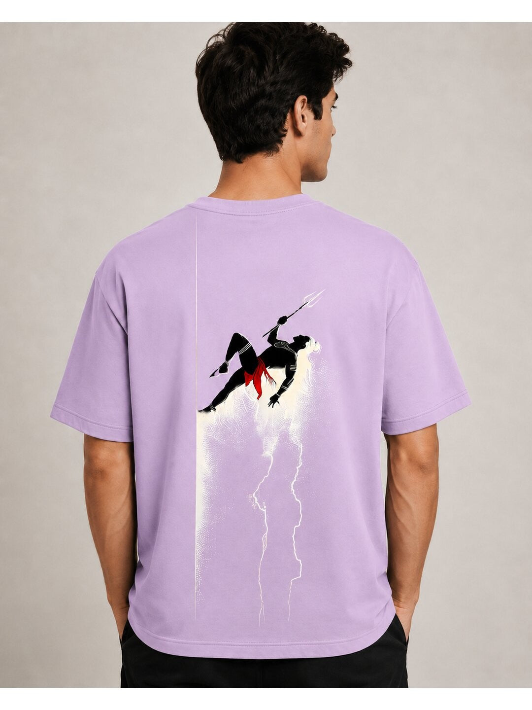 Desi Pride Printed Round Neck Oversize Pre-customized Tshirt for Men