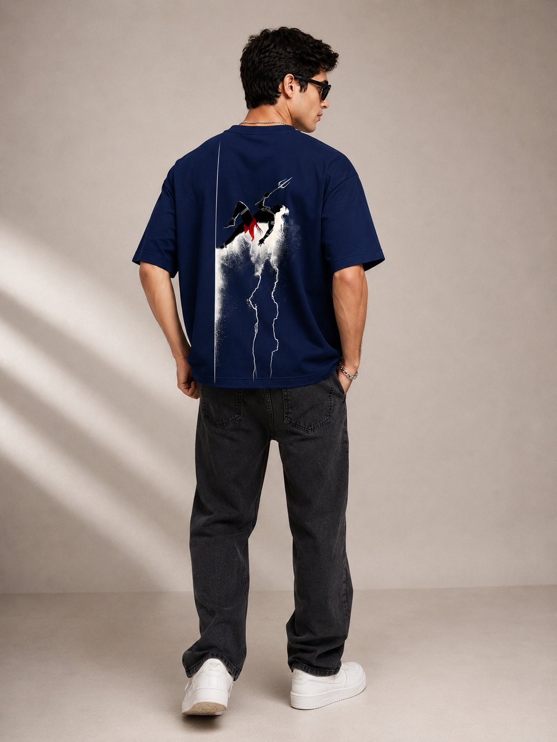 Desi Pride Printed Round Neck Oversize Pre-customized Tshirt for Men