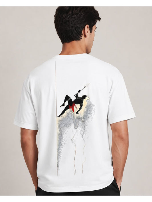 Desi Pride Printed Round Neck Oversize Pre-customized Tshirt for Men