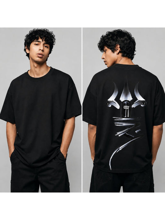 Celestial 02 Printed Round Neck Oversized Pre customized Tshirt for Men
