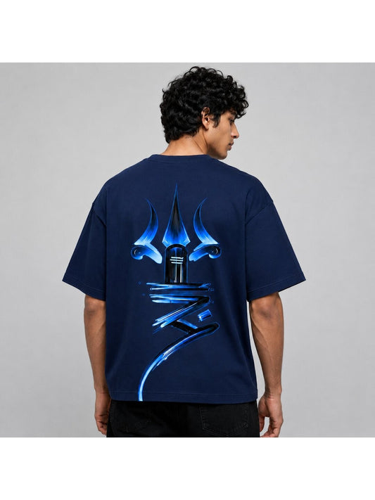 Shiva Printed Round Neck Oversize Pre-customized Tshirt for Men