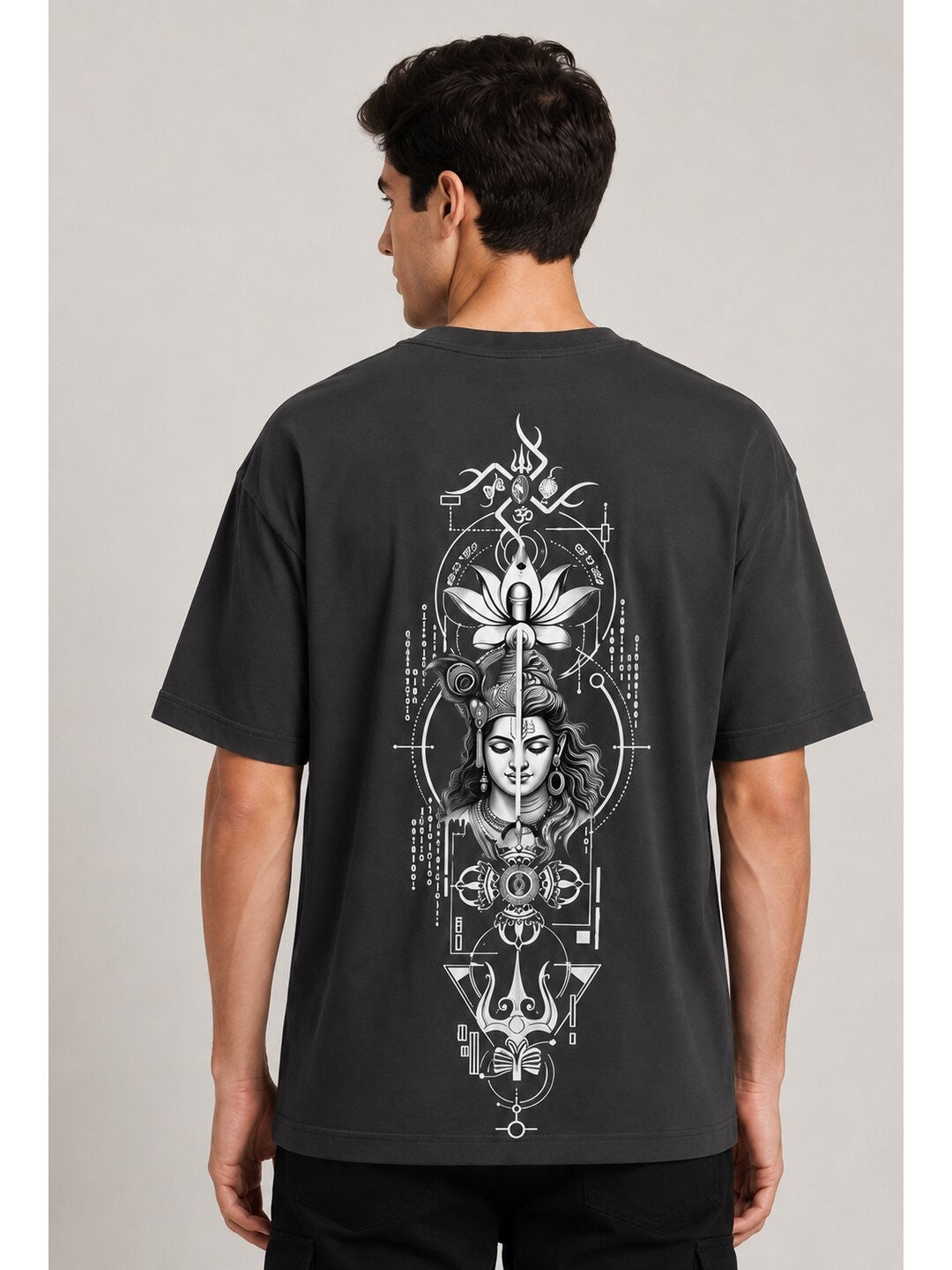 Lord in One Printed Round Neck Oversize Pre-customized Tshirt for Men