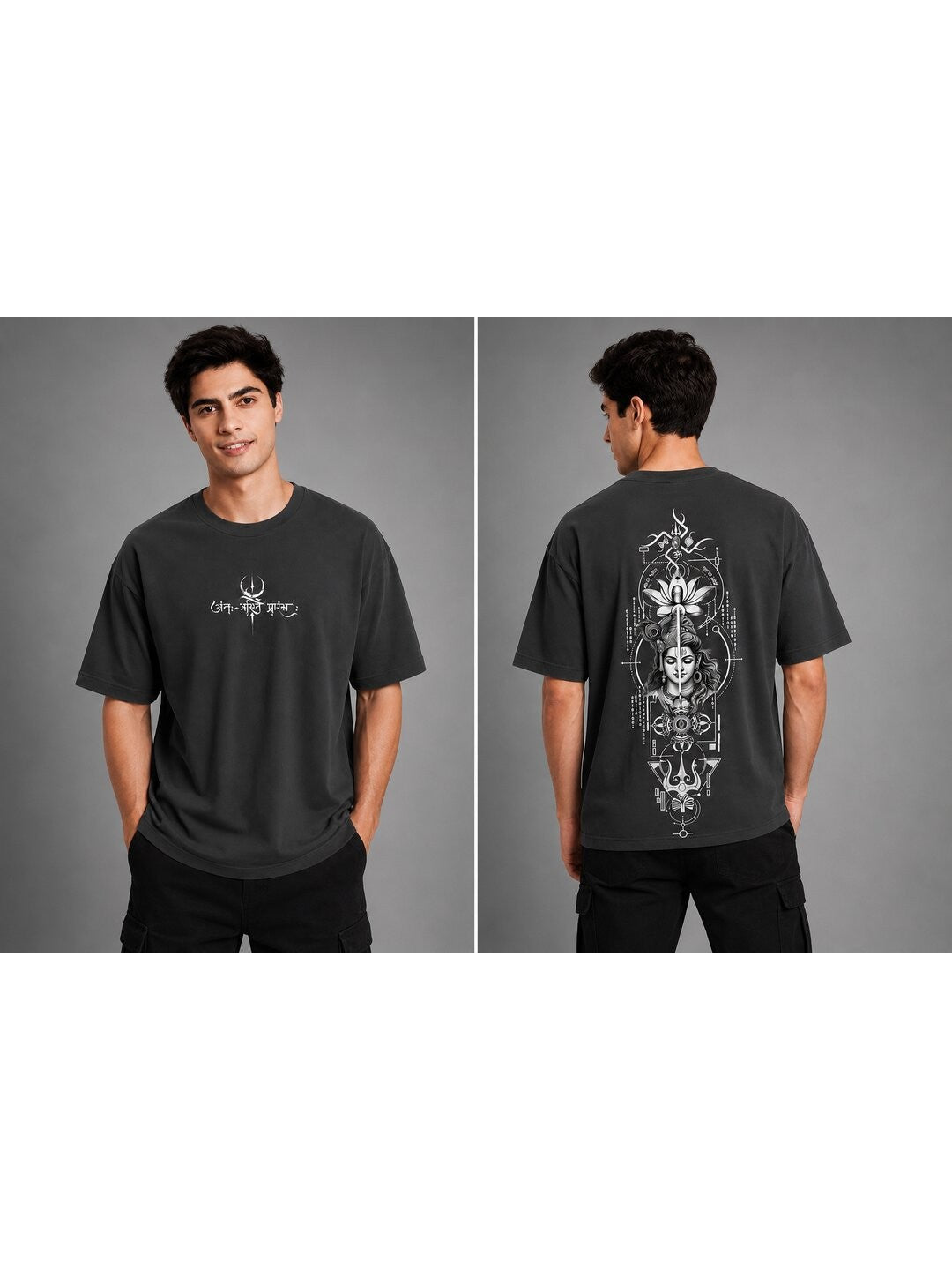 Lord in One Printed Round Neck Oversize Pre-customized Tshirt for Men