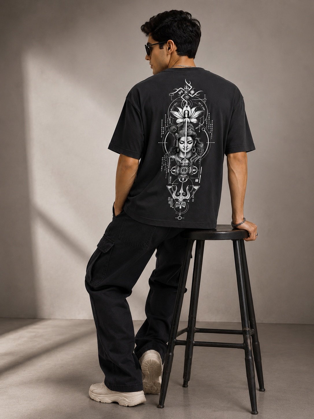 Lord in One Printed Round Neck Oversize Pre-customized Tshirt for Men