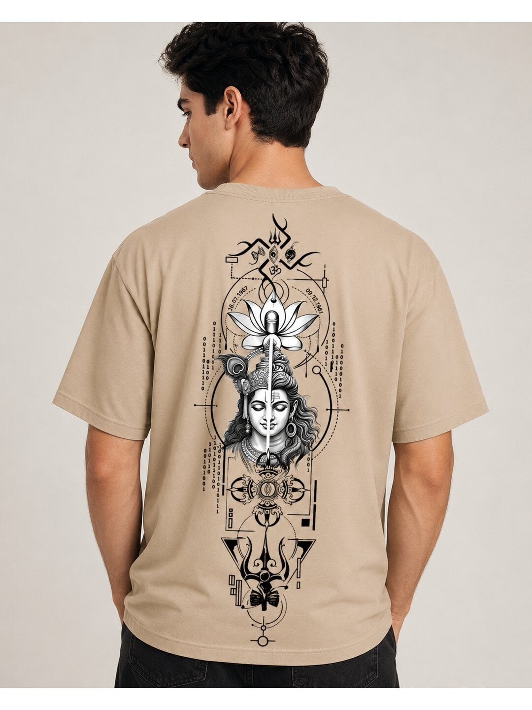 Lord in One Printed Round Neck Oversize Pre-customized Tshirt for Men