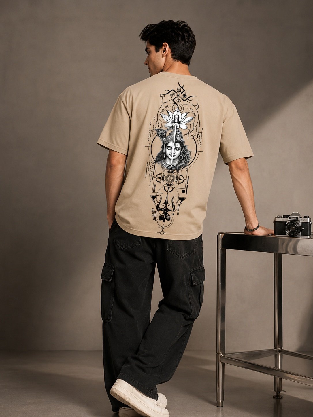 Lord in One Printed Round Neck Oversize Pre-customized Tshirt for Men