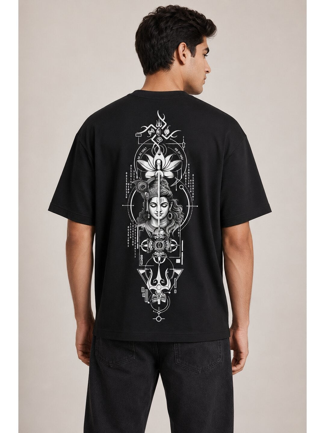 Lord in One Printed Round Neck Oversize Pre-customized Tshirt for Men