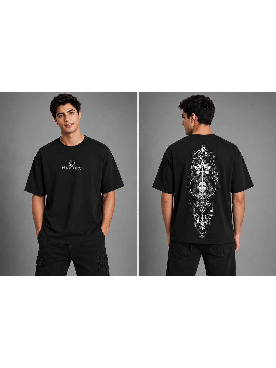 Lord in One Printed Round Neck Oversize Pre-customized Tshirt for Men