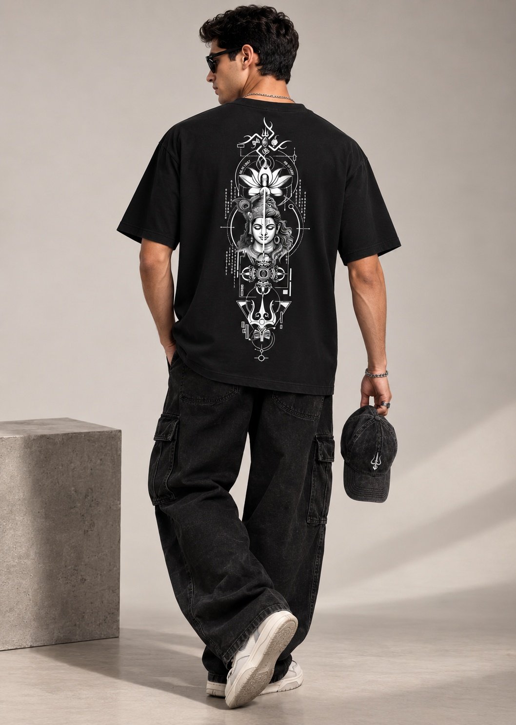 Lord in One Printed Round Neck Oversize Pre-customized Tshirt for Men