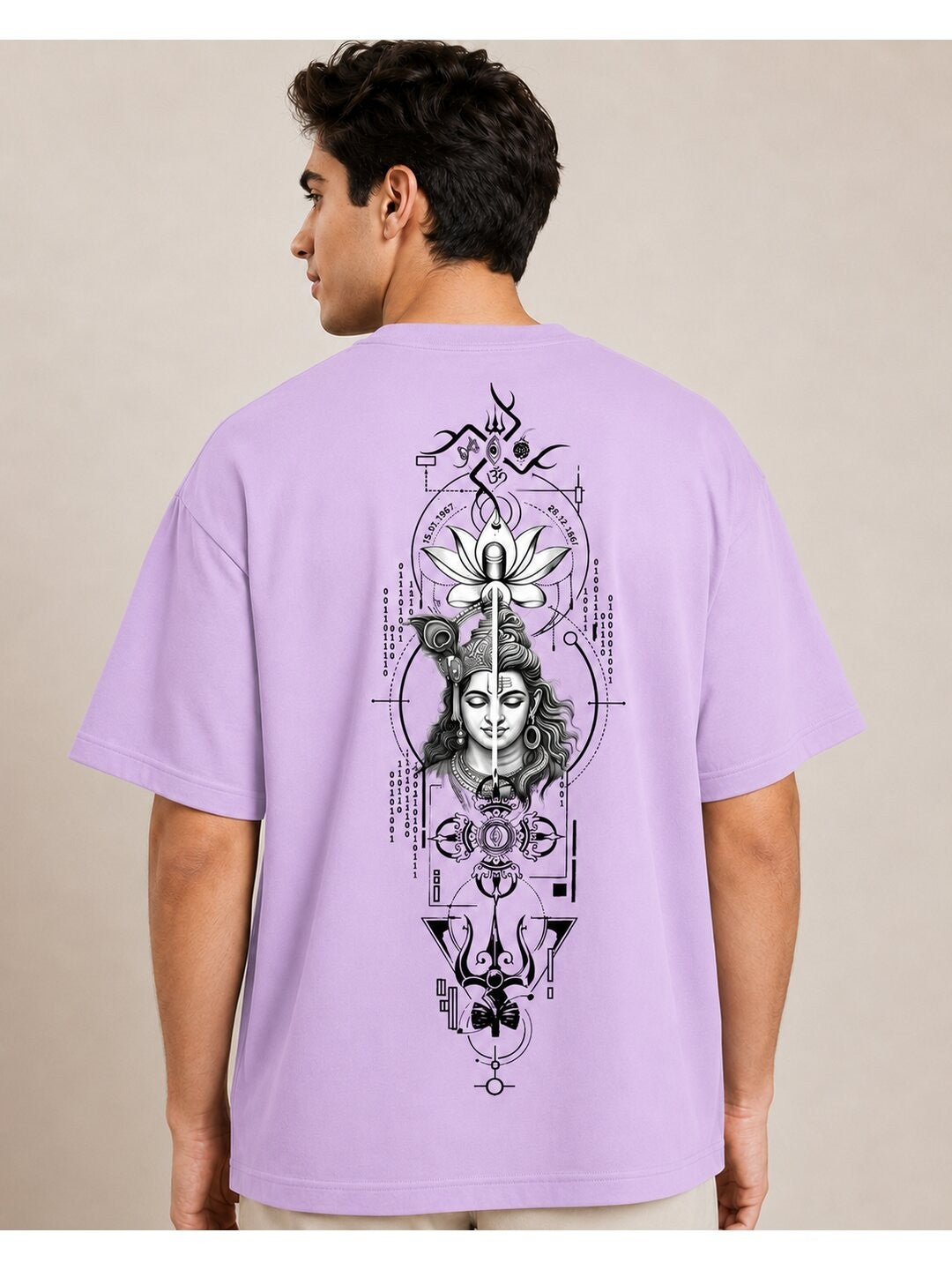 Lord in One Printed Round Neck Oversize Pre-customized Tshirt for Men