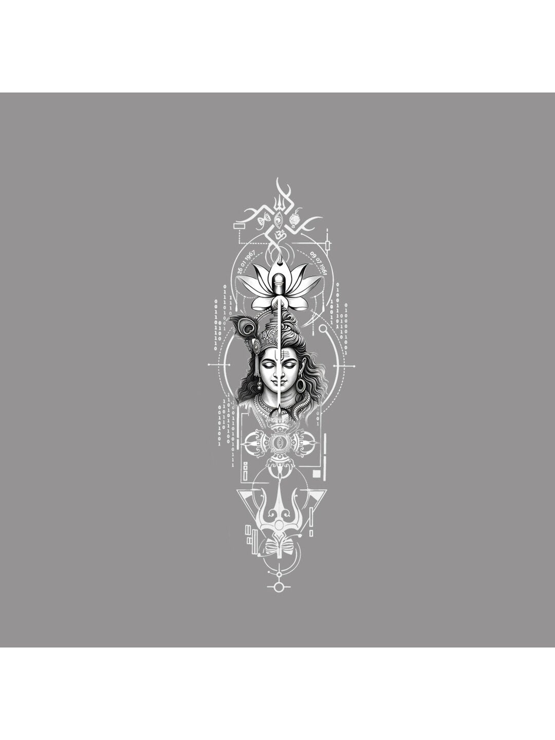 Lord in One Printed Round Neck Oversize Pre-customized Tshirt for Men