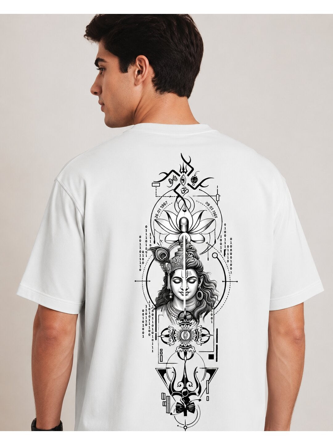 Lord in One Printed Round Neck Oversize Pre-customized Tshirt for Men
