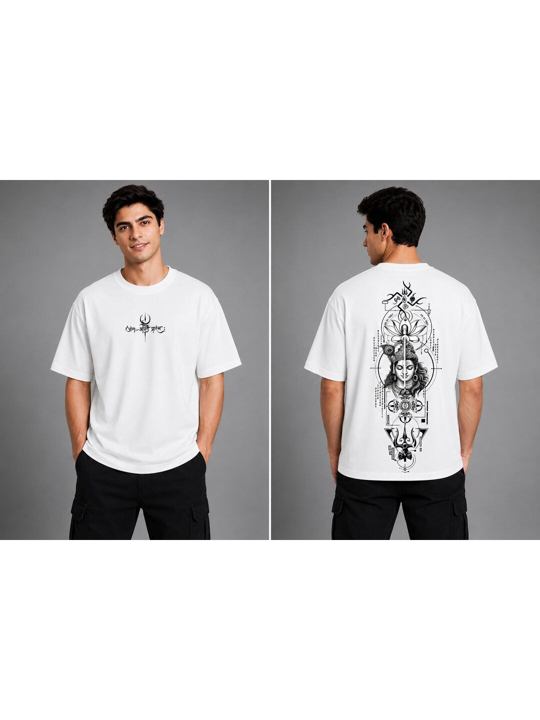 Lord in One Printed Round Neck Oversize Pre-customized Tshirt for Men
