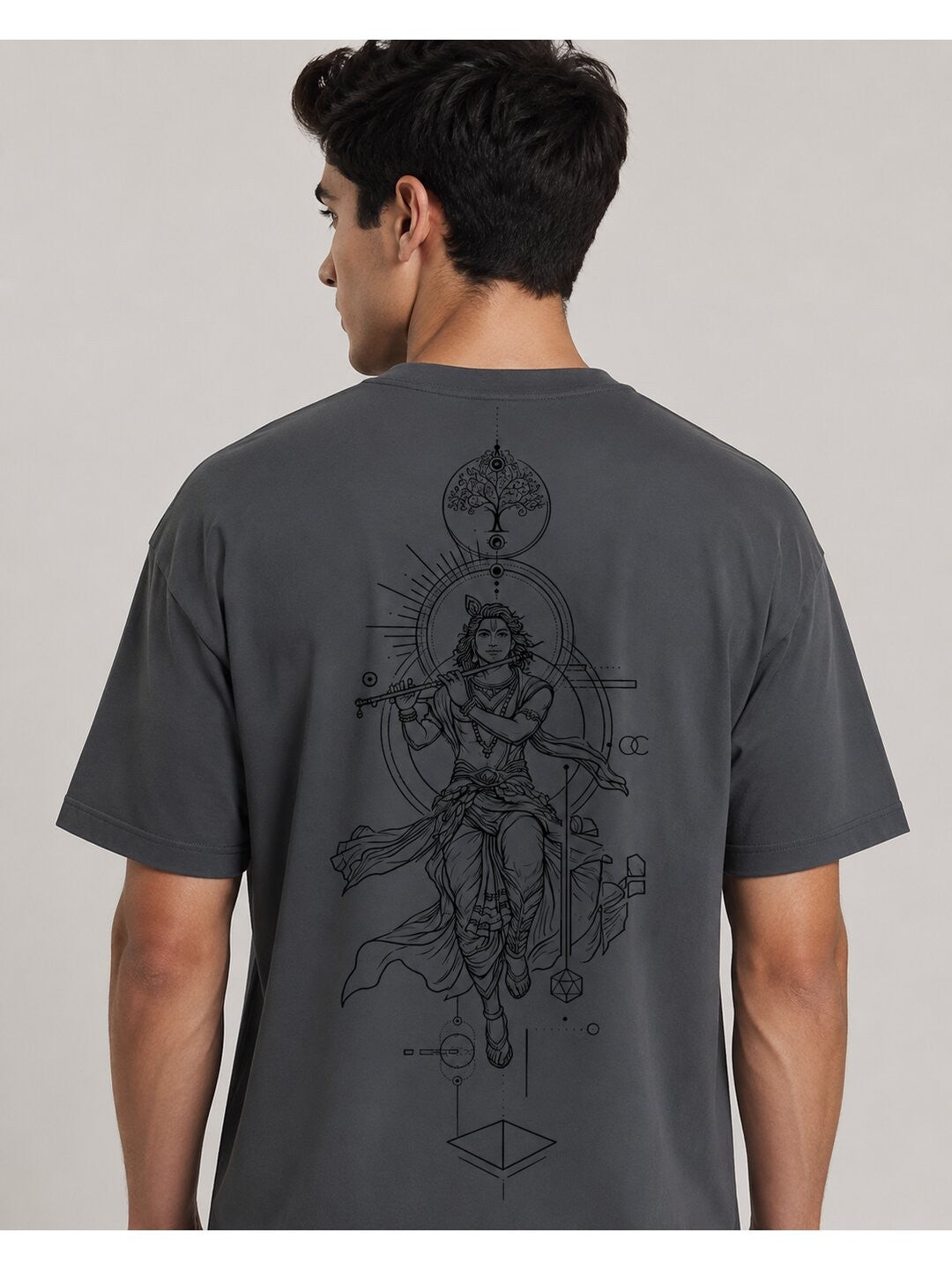 Ultimate Avatar Printed Round Neck Oversize Pre-customized Tshirt for Men