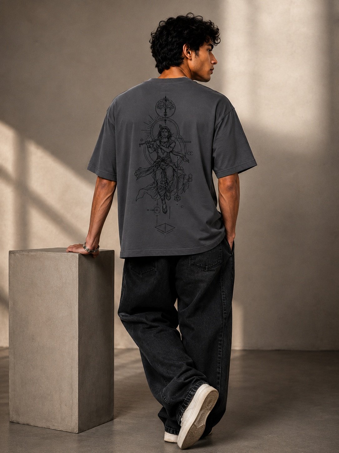 Ultimate Avatar Printed Round Neck Oversize Pre-customized Tshirt for Men