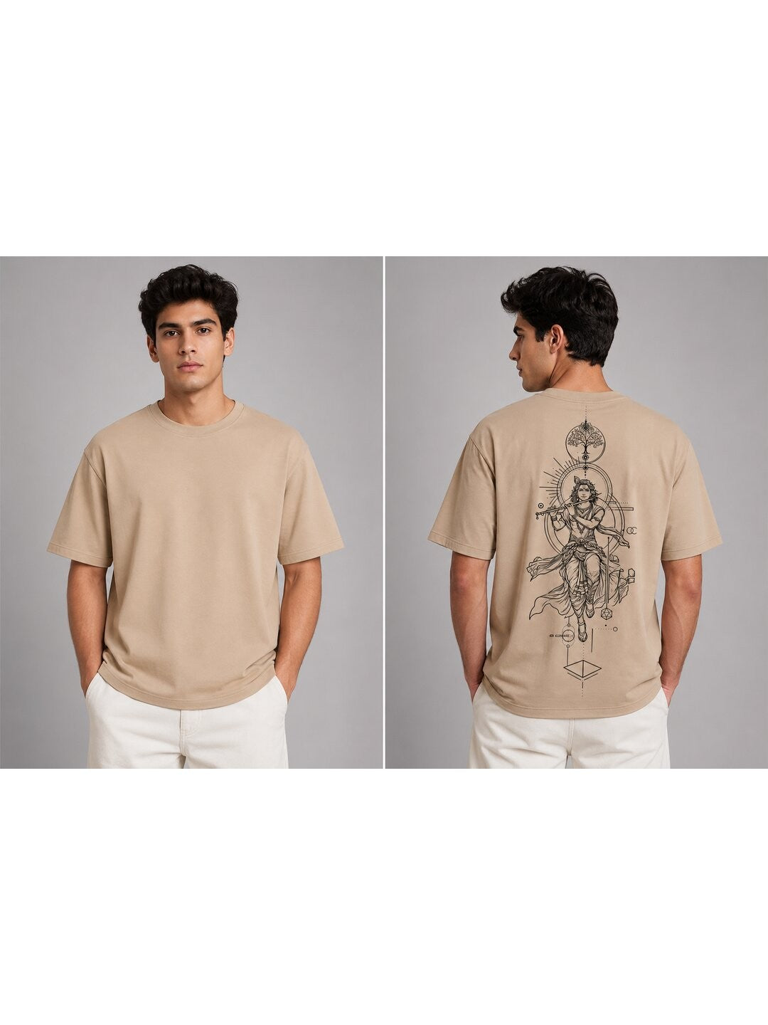 Ultimate Avatar Printed Round Neck Oversize Pre-customized Tshirt for Men