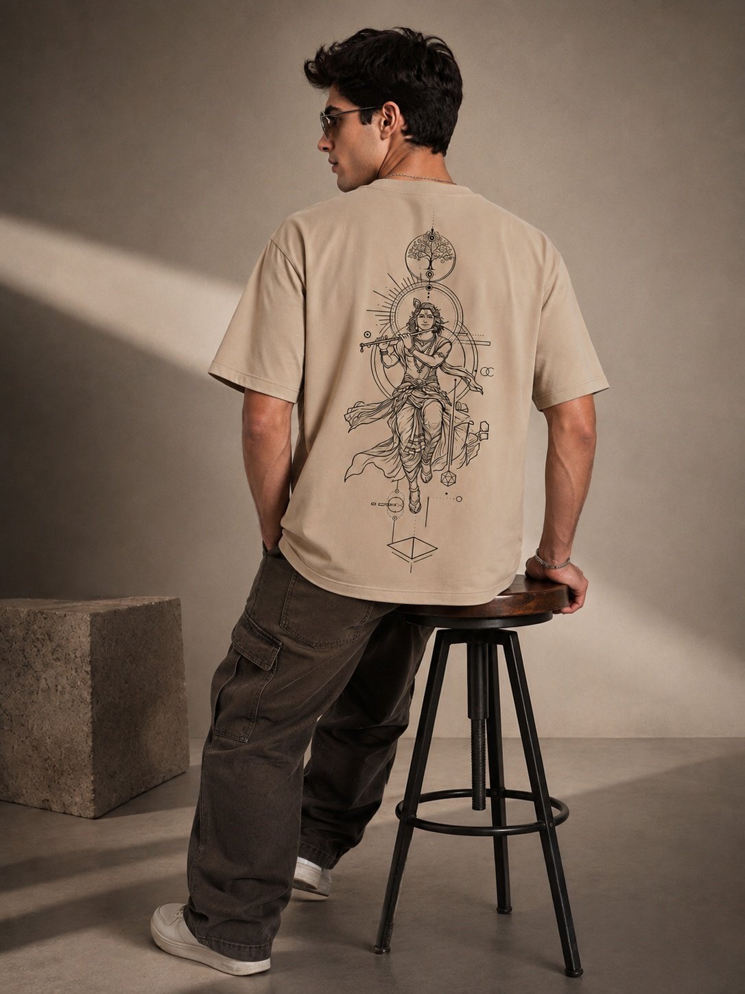 Ultimate Avatar Printed Round Neck Oversize Pre-customized Tshirt for Men