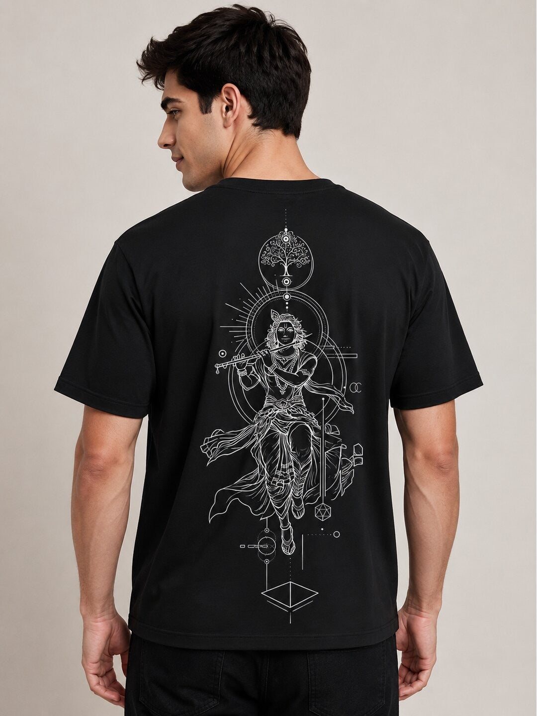 Ultimate Avatar Printed Round Neck Oversize Pre-customized Tshirt for Men
