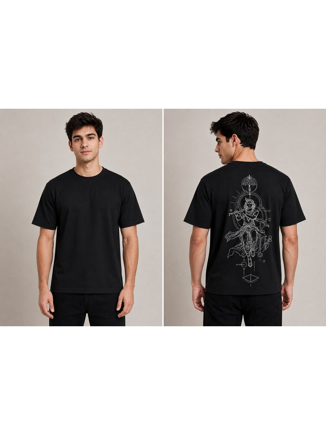Ultimate Avatar Printed Round Neck Oversize Pre-customized Tshirt for Men