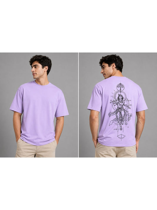 Celestial 06 Printed Round Neck Oversized Pre customized Tshirt for Men
