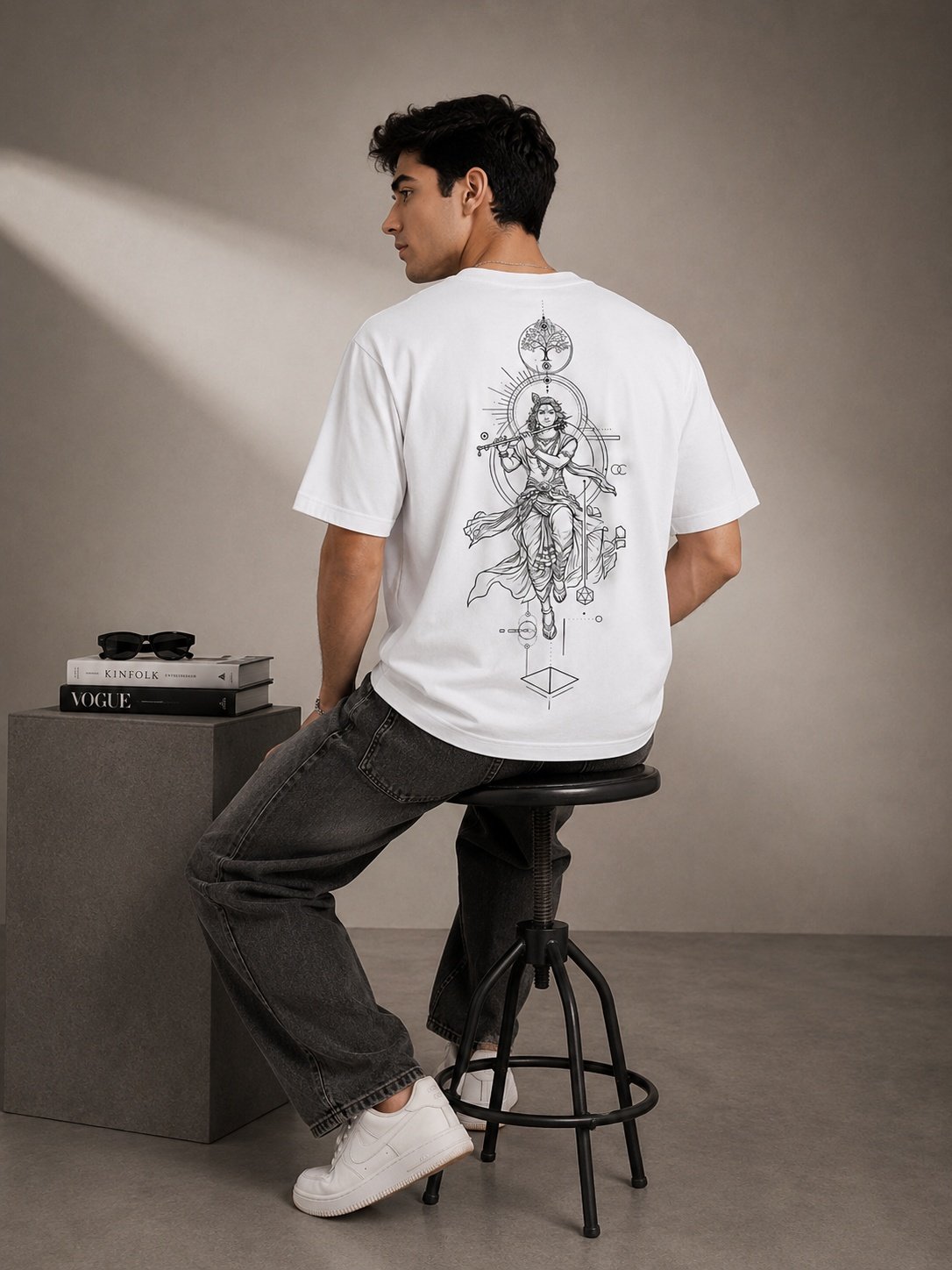 Ultimate Avatar Printed Round Neck Oversize Pre-customized Tshirt for Men