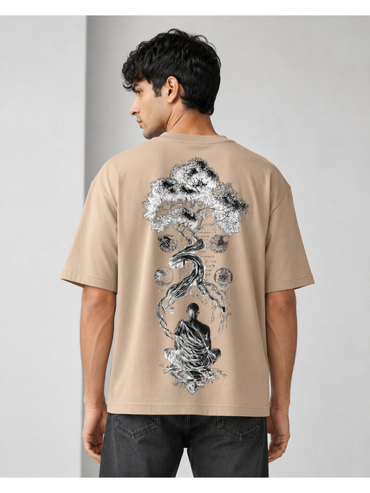 Celestial 07 Printed Round Neck Oversized Pre customized Tshirt for Men
