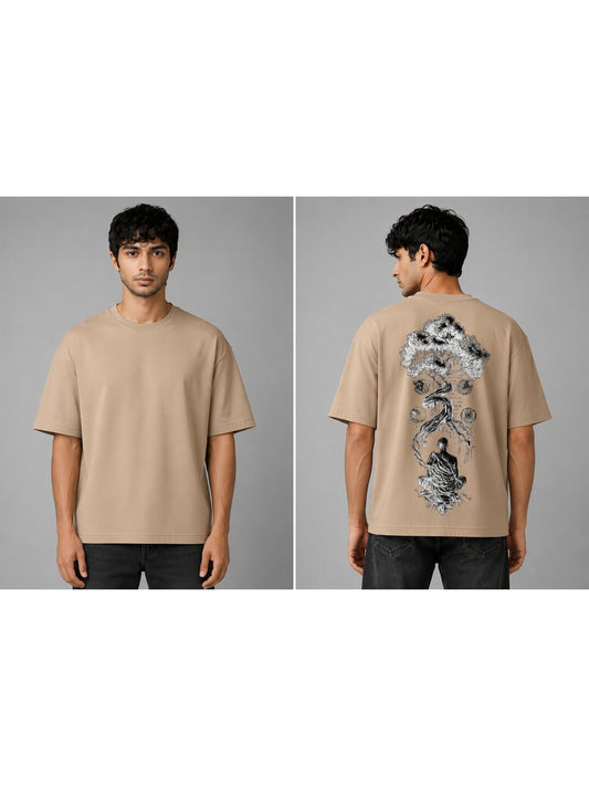 Celestial 07 Printed Round Neck Oversized Pre customized Tshirt for Men
