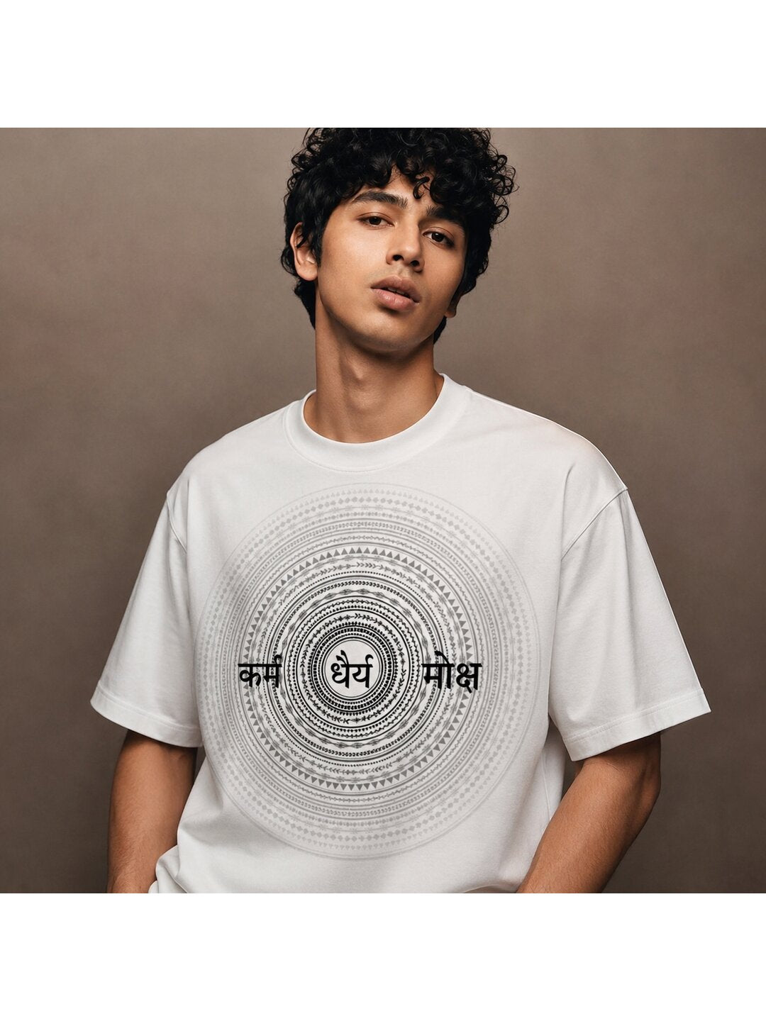 Celestial 08 Printed Round Neck Oversized Pre customized Tshirt for Men