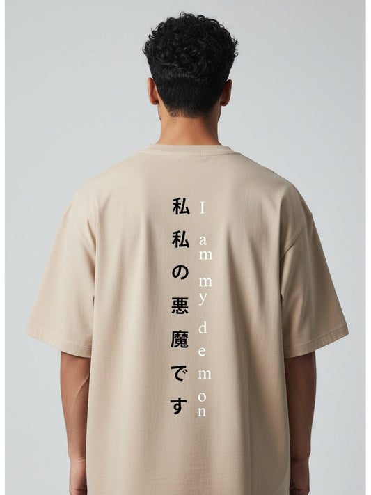 Korean 02 Printed Round Neck Oversized Pre customized Tshirt for Men